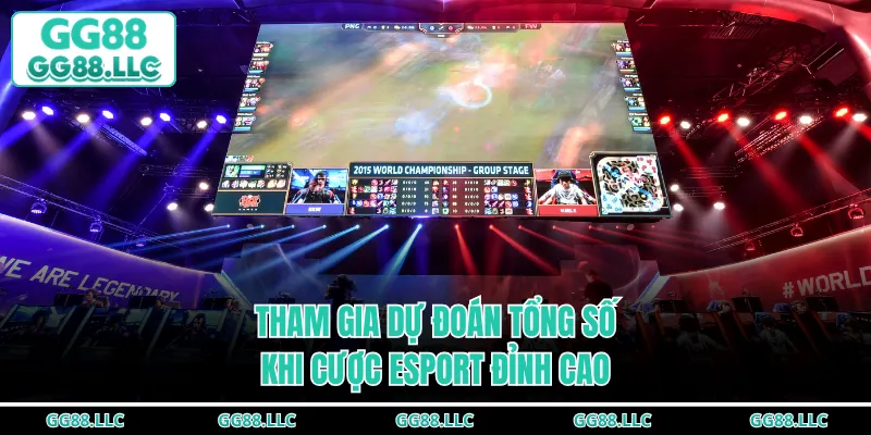 Tham gia dự đoán tổng số khi cược Esport đỉnh cao