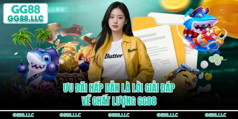Ưu đãi hấp dẫn là lời giải đáp về chất lượng GG88